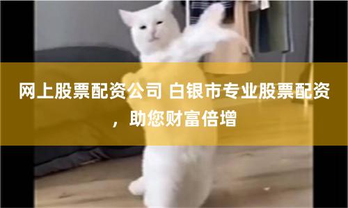 网上股票配资公司 白银市专业股票配资，助您财富倍增